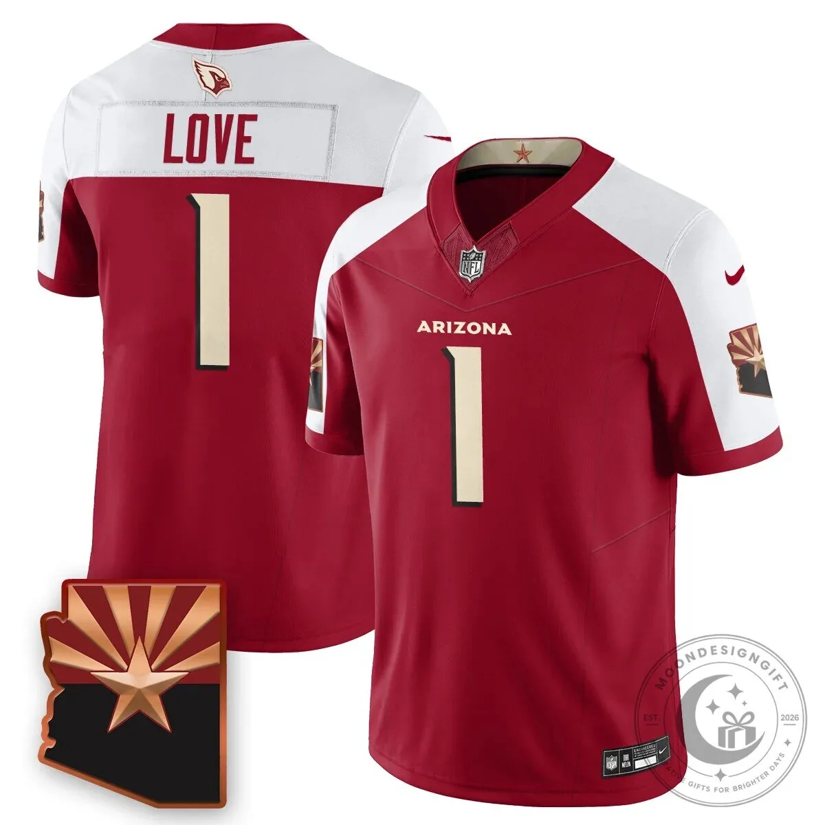 2026 NFL Draft Arizona Cardinals Football Jersey