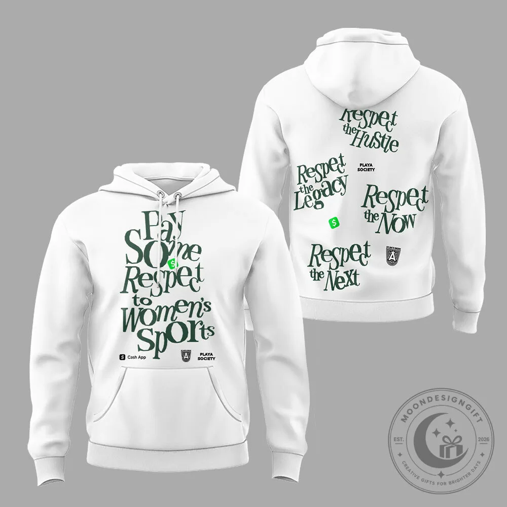 Women's Sports Hoodie Celebrating Atlanta Dream's Legacy 7 Women