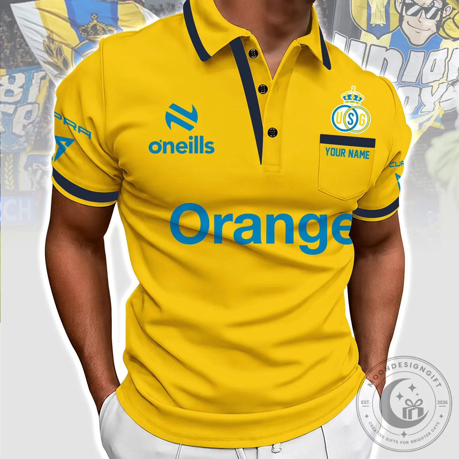 Union Saint-Gilloise Royal Yellow Football Club Polo Shirt