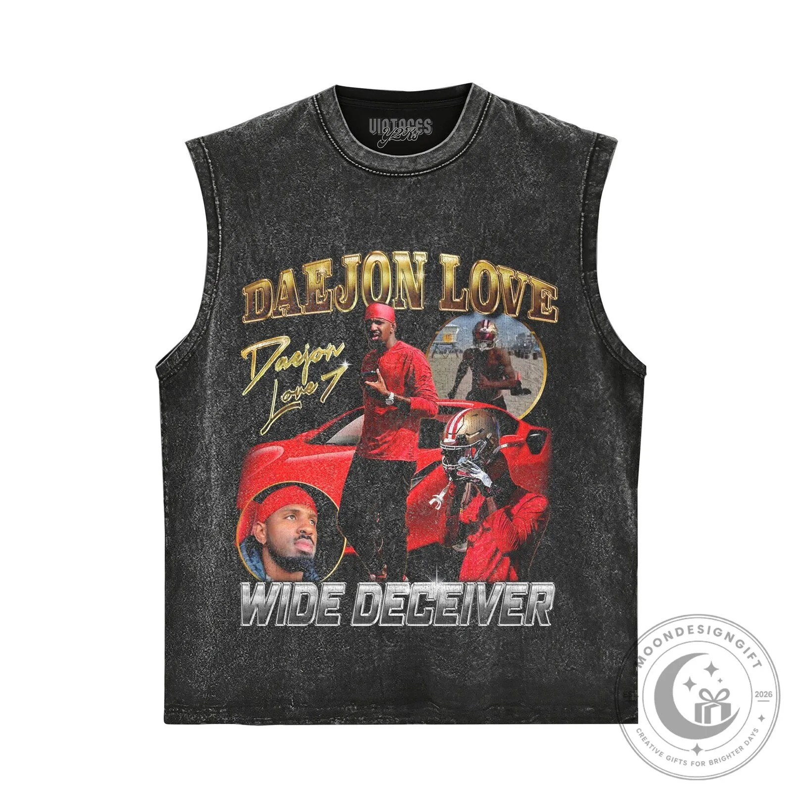 Daejon Love Wide Deceiver Football Player Vintage Style T-Shirt 17 Daejon Love Wide Deceiver Football Player Vintage Style T-Shirt