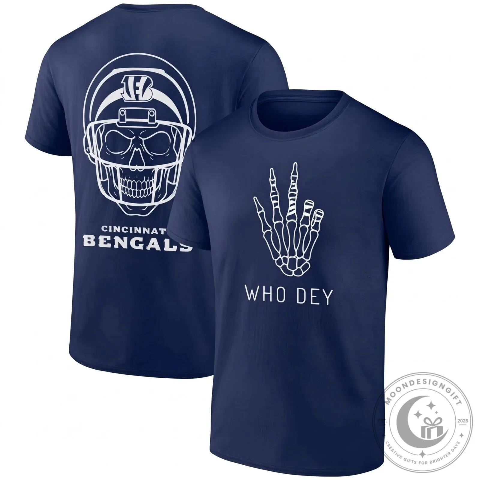 Cincinnati Bengals Halloween Skull Helmet Who Dey Skeleton Hand Black T-Shirt 10 Cincinnati Bengals Halloween Skull Helmet Who Dey Skeleton Hand Black T-Shirt