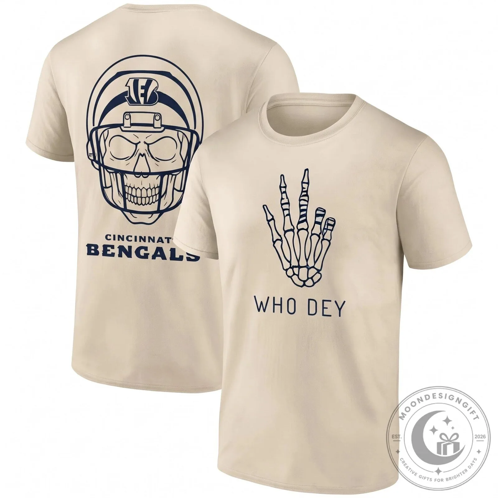 Cincinnati Bengals Halloween Skull Helmet Who Dey Skeleton Hand Black T-Shirt 12 Cincinnati Bengals Halloween Skull Helmet Who Dey Skeleton Hand Black T-Shirt