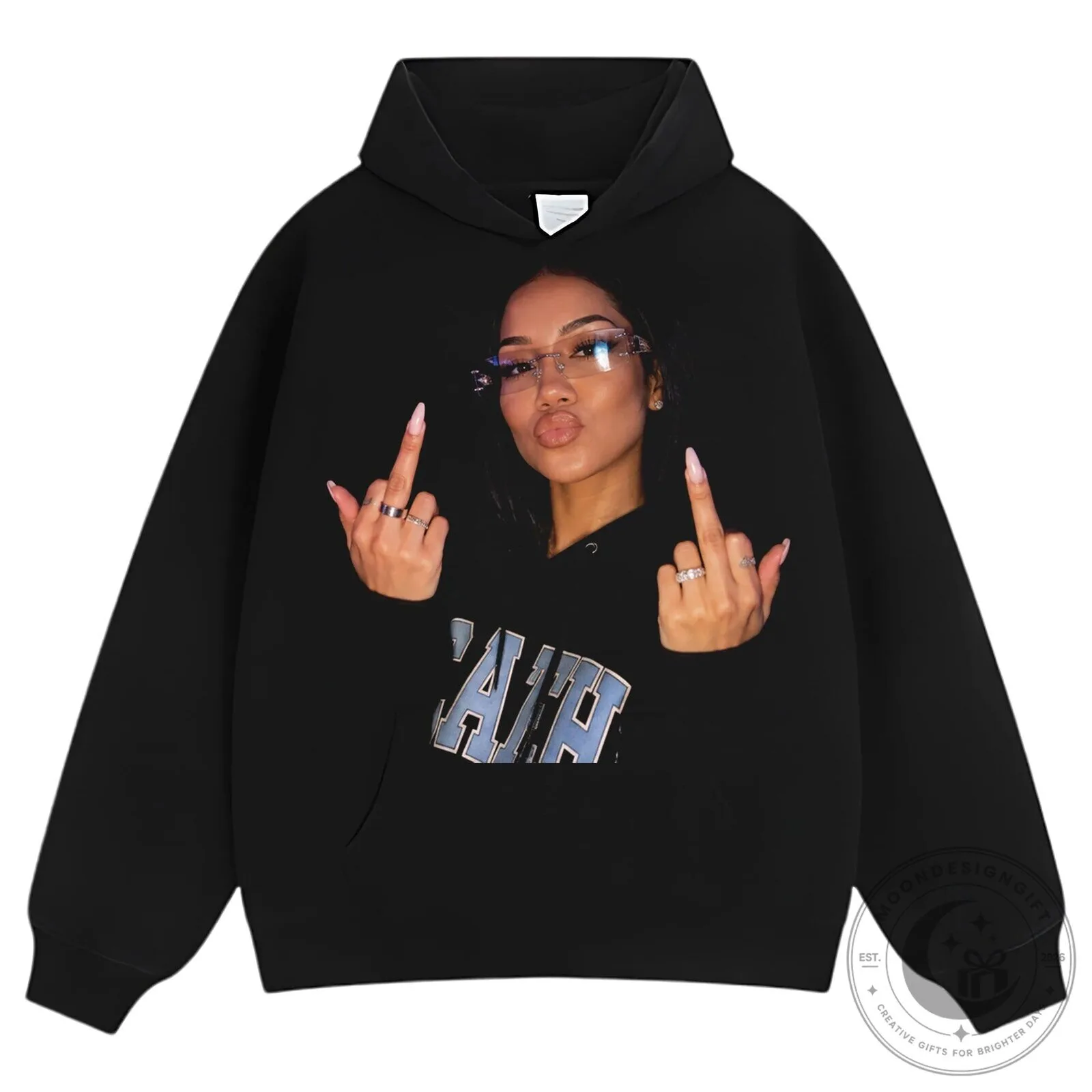 Jhené Aiko Middle Finger Graphic Washed Black T-Shirt 19 Jhené Aiko Middle Finger Graphic Washed Black T-Shirt