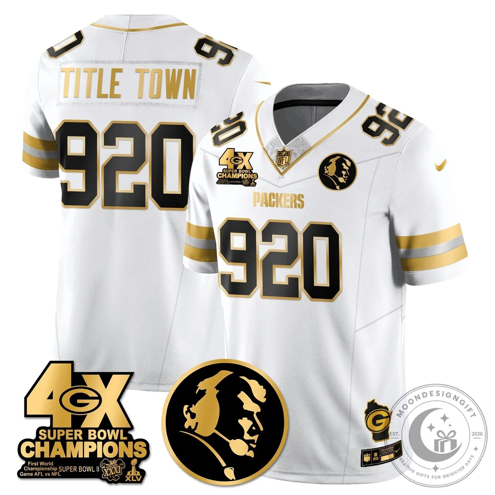 John Madden Green Bay Packers Super Bowl Champions Black Football Jersey 73 John Madden Green Bay Packers Super Bowl Champions Black Football Jersey