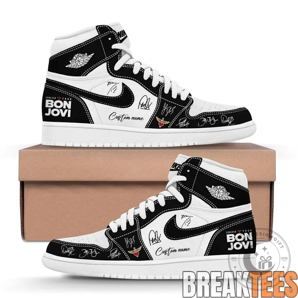 Bon Jovi Forever Tour 2026 Custom High Top Sneakers 7 Bon Jovi Forever Tour 2026 Custom High Top Sneakers