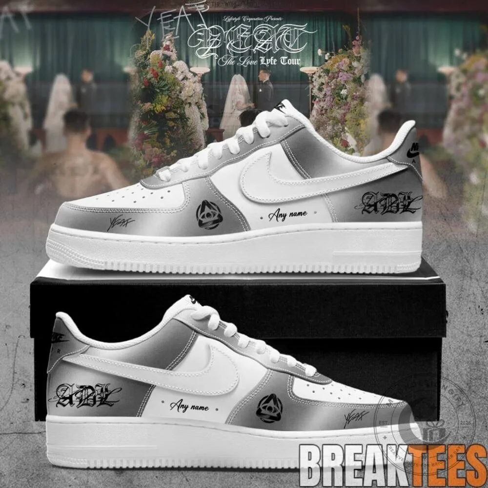 Yeat The Love Lyfe Tour 2026 Custom Air Force One Shoes