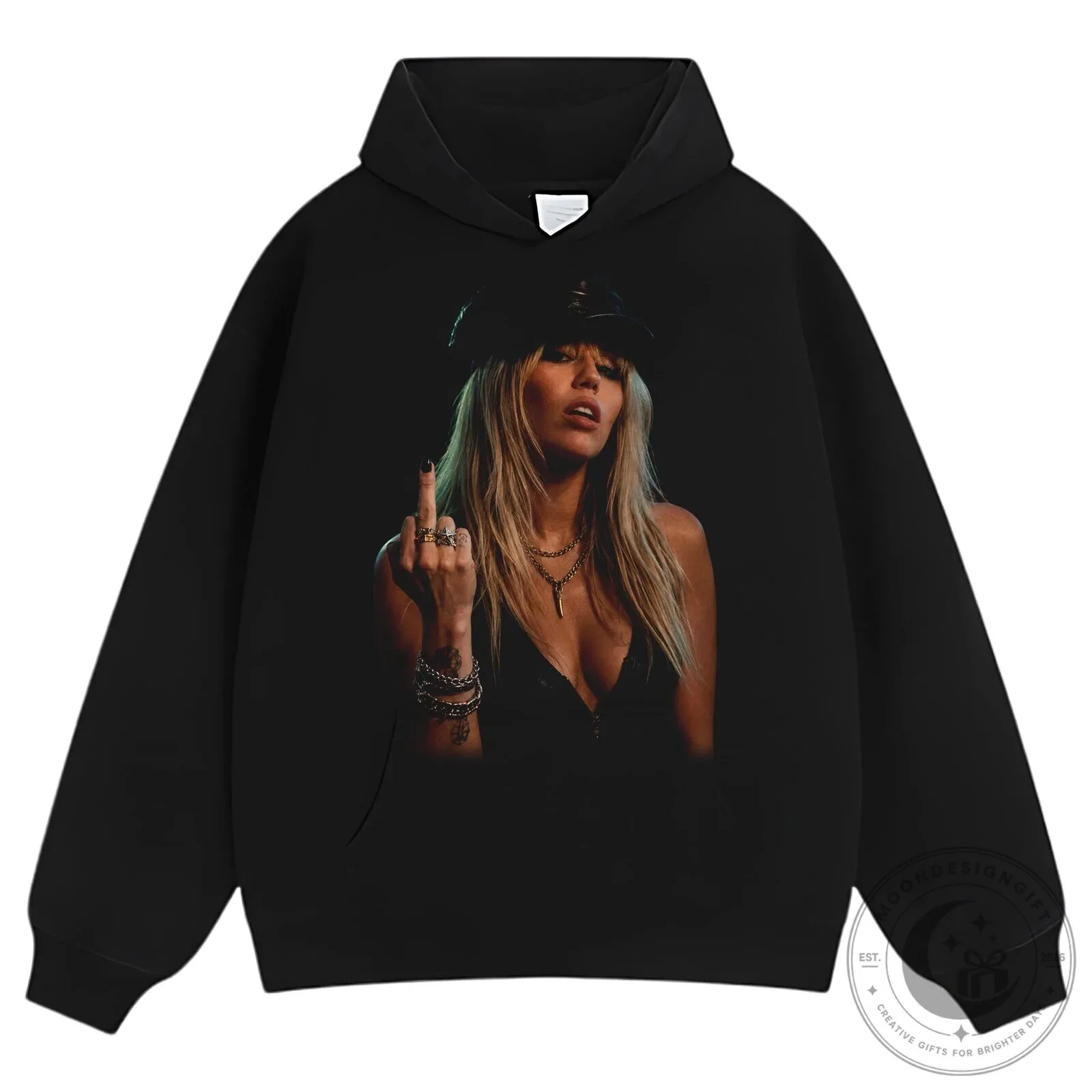 Miley Cyrus Middle Finger Concert Graphic Washed Black Oversized T-Shirt 19 Miley Cyrus Middle Finger Concert Graphic Washed Black Oversized T-Shirt