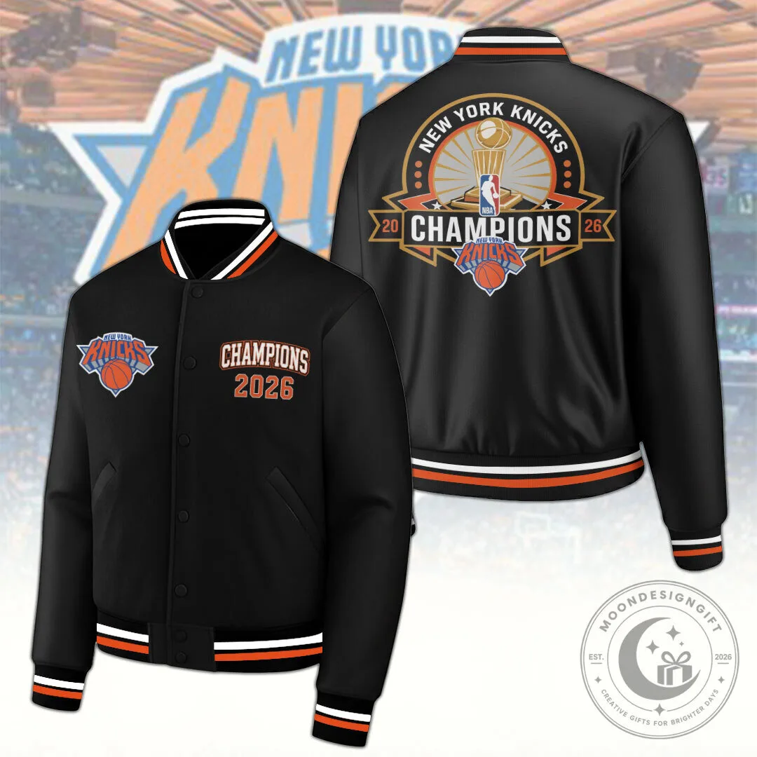 New York Knicks NBA Finals Champions 2026 Varsity Jacket