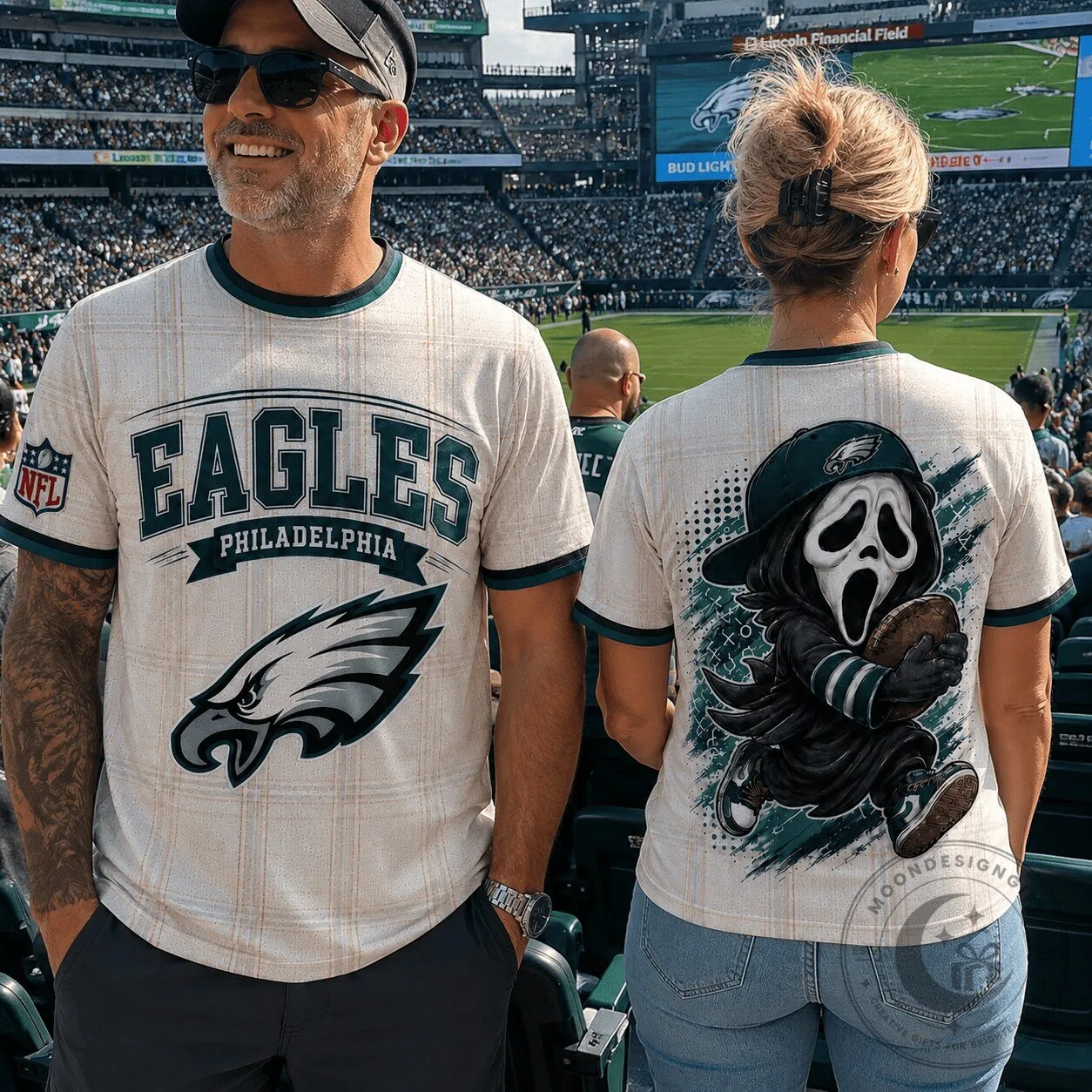 Philadelphia Eagles Football Ghostface Running Fan T-Shirt 2 Philadelphia Eagles Football Ghostface Running Fan T-Shirt