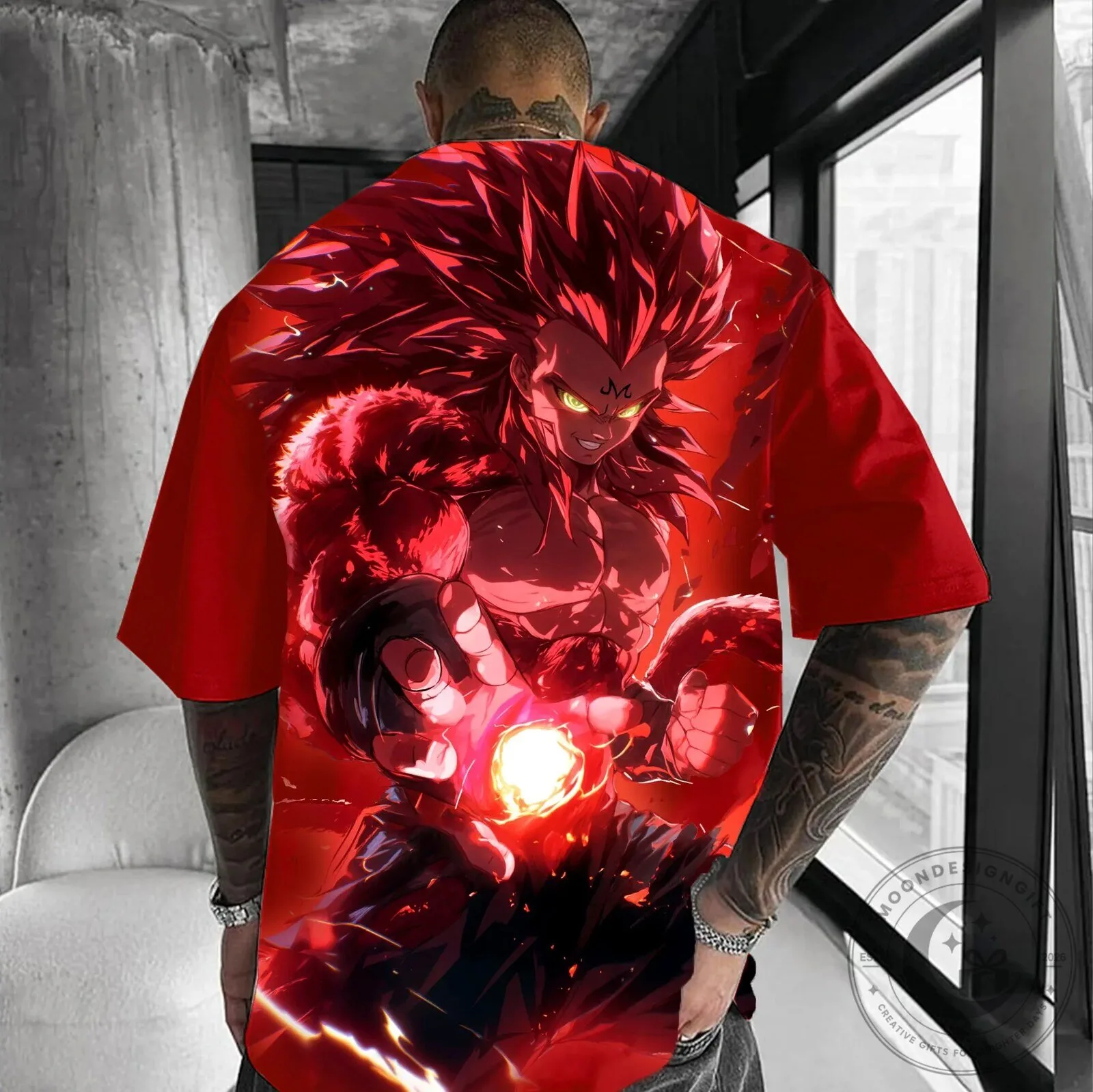 Dragon Ball Super Saiyan 4 Goku Anime Inspired Graphic T-Shirt