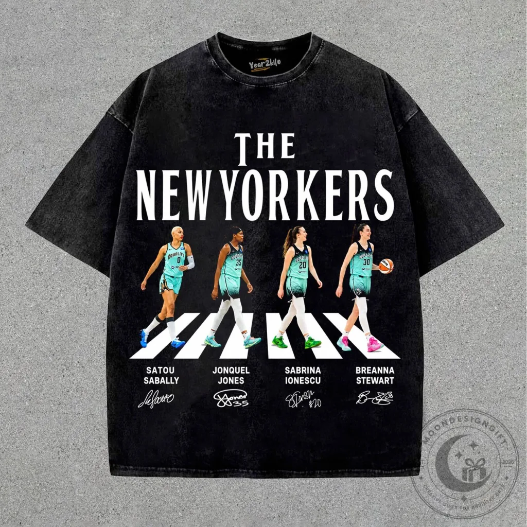 Breanna Stewart New Yorkers Basketball Team Abbey Road Style T-Shirt Breanna Stewart New Yorkers Basketball Team Abbey Road Style T-Shirt