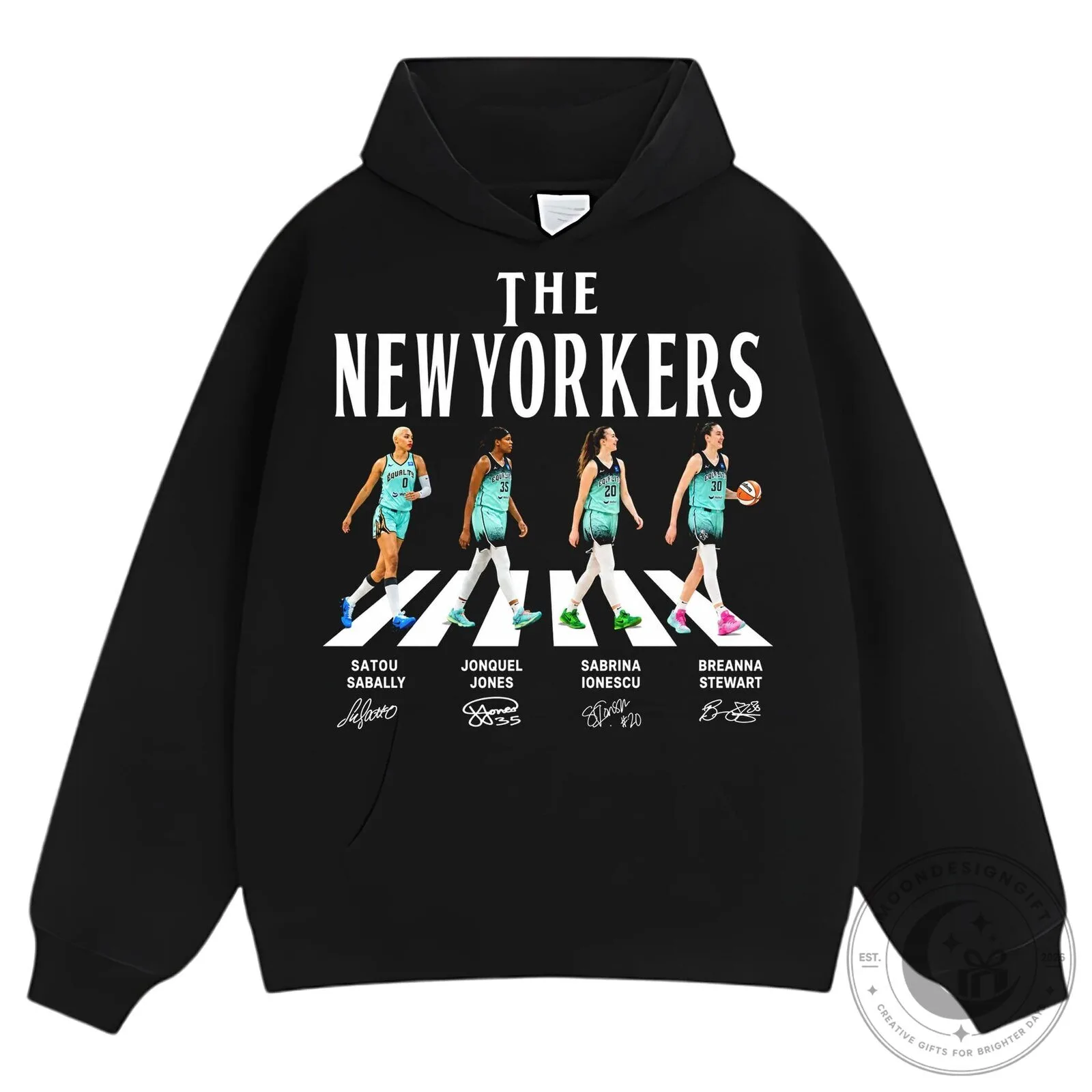 Breanna Stewart New Yorkers Basketball Team Abbey Road Style T-Shirt 19 Breanna Stewart New Yorkers Basketball Team Abbey Road Style T-Shirt
