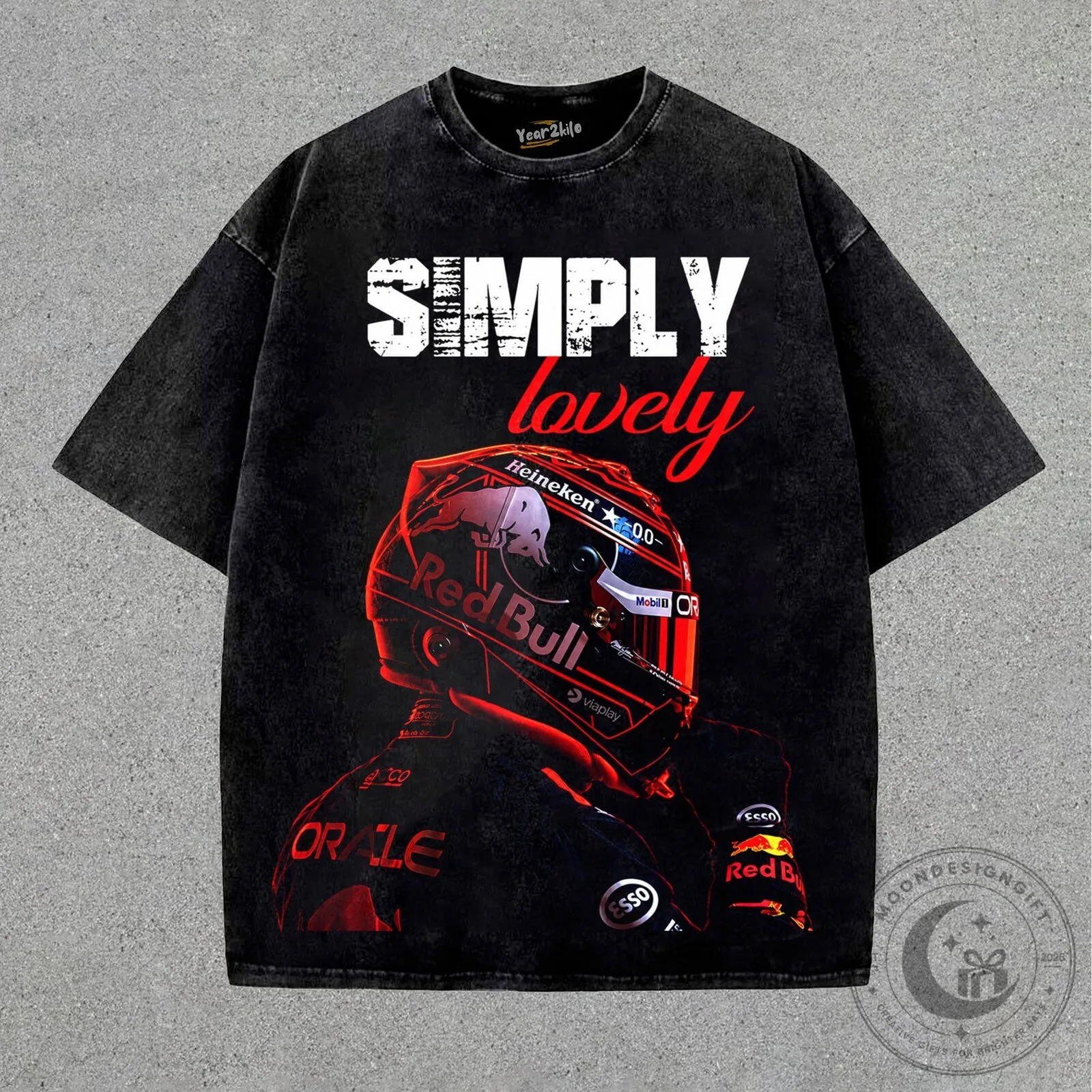 Max Verstappen Simply Lovely Formula 1 Racing Driver Vintage Washed T-Shirt 8 Max Verstappen Simply Lovely Formula 1 Racing Driver Vintage Washed T-Shirt