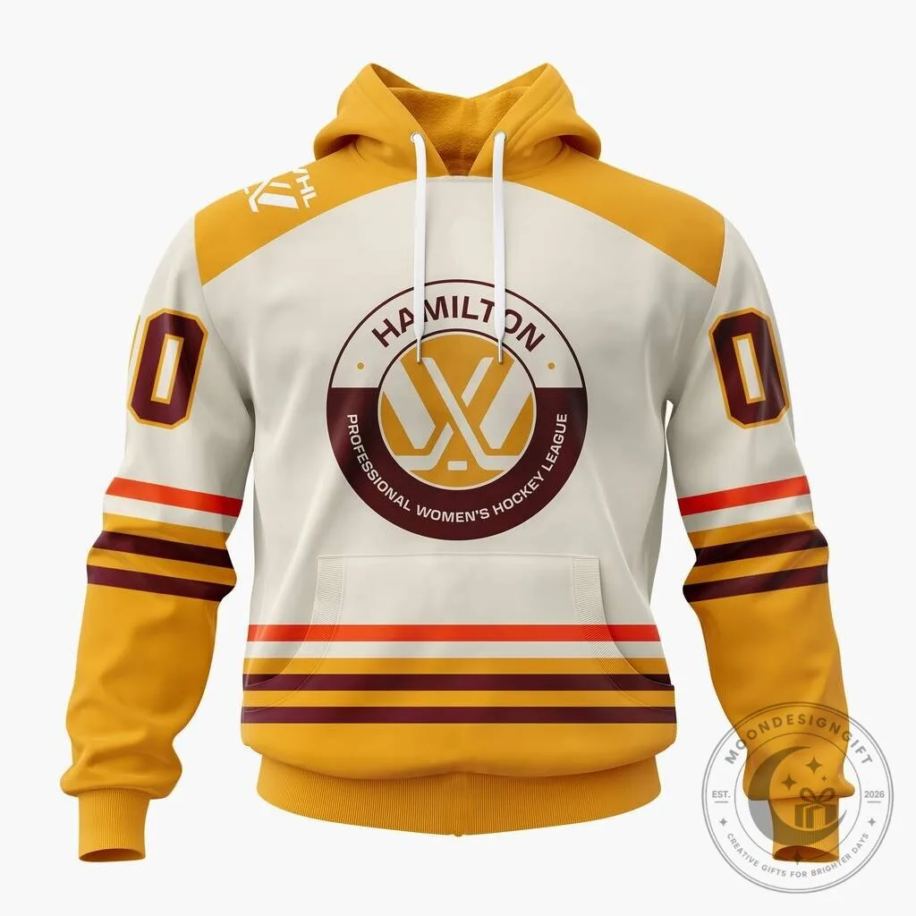 Professional Women's Hockey League Hamilton Special 2026-27 Away Design Hoodie
