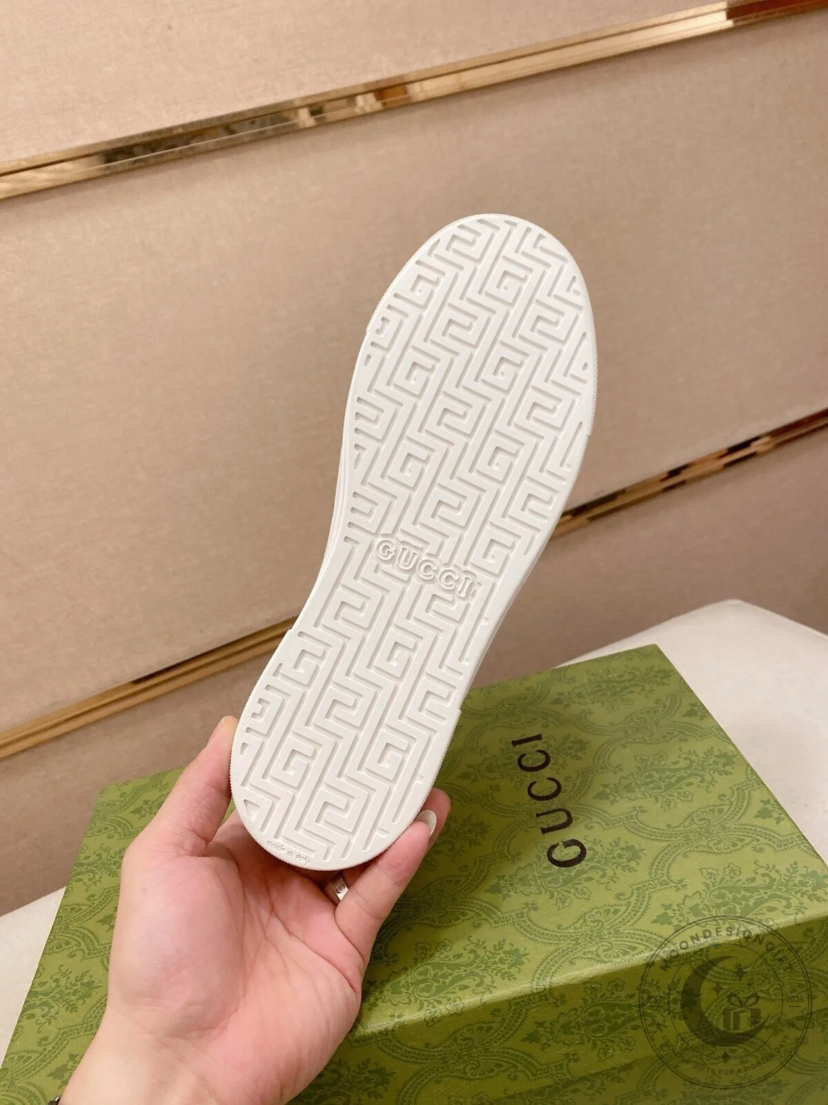 Gucci Brown Monogram Canvas and Suede Low Top Sneakers with Red and Green Stripe 13 Gucci Brown Monogram Canvas and Suede Low Top Sneakers with Red and Green Stripe