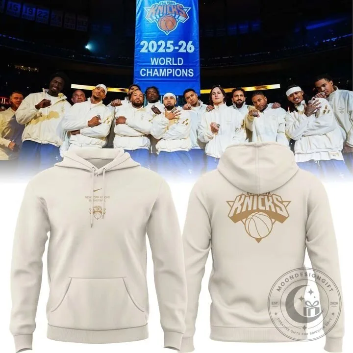 New York Knicks 2025-2026 World Champions Hoodie