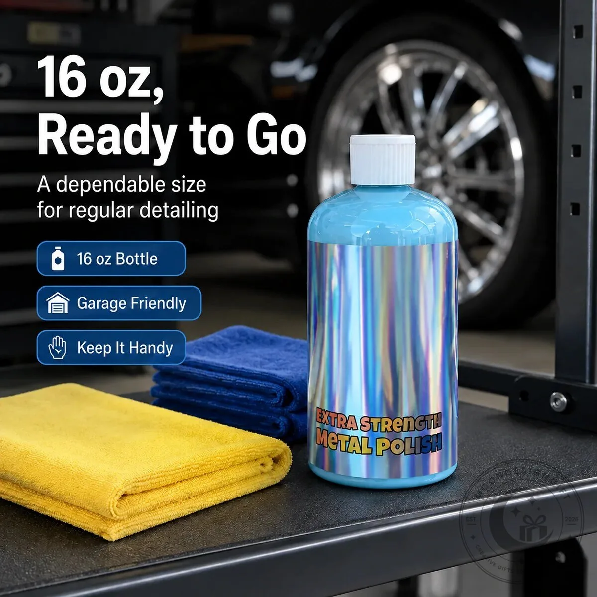 Extra Strength Metal Polish Cleaner for Chrome Aluminum Stainless Steel 15 Extra Strength Metal Polish Cleaner for Chrome Aluminum Stainless Steel